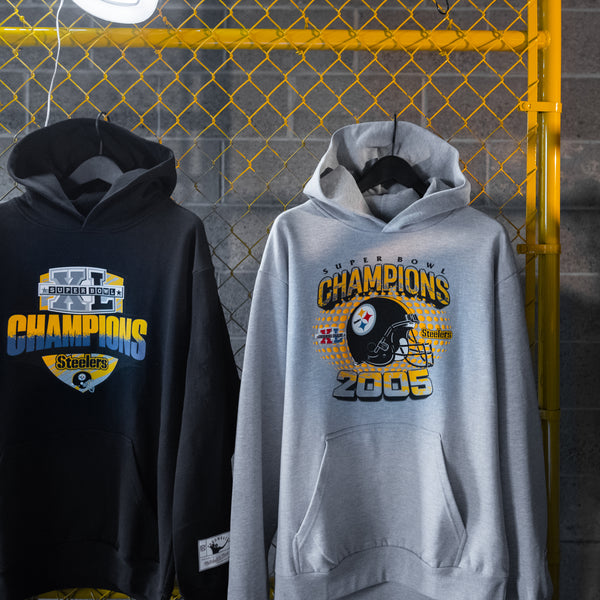 412® x M&N x Steelers® Champions Foil Helmet Hoodie – Shop 412