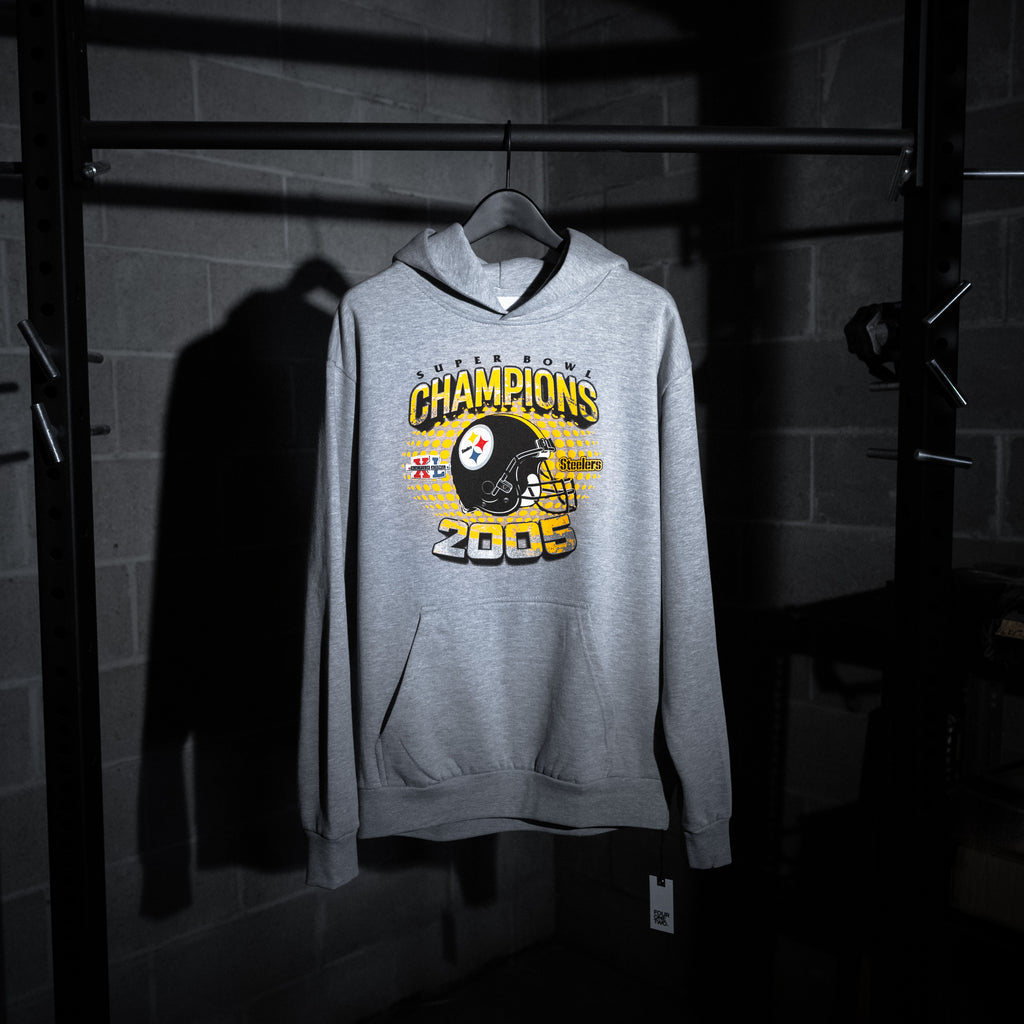 412® x M&N x Steelers® Champions Foil Helmet Hoodie