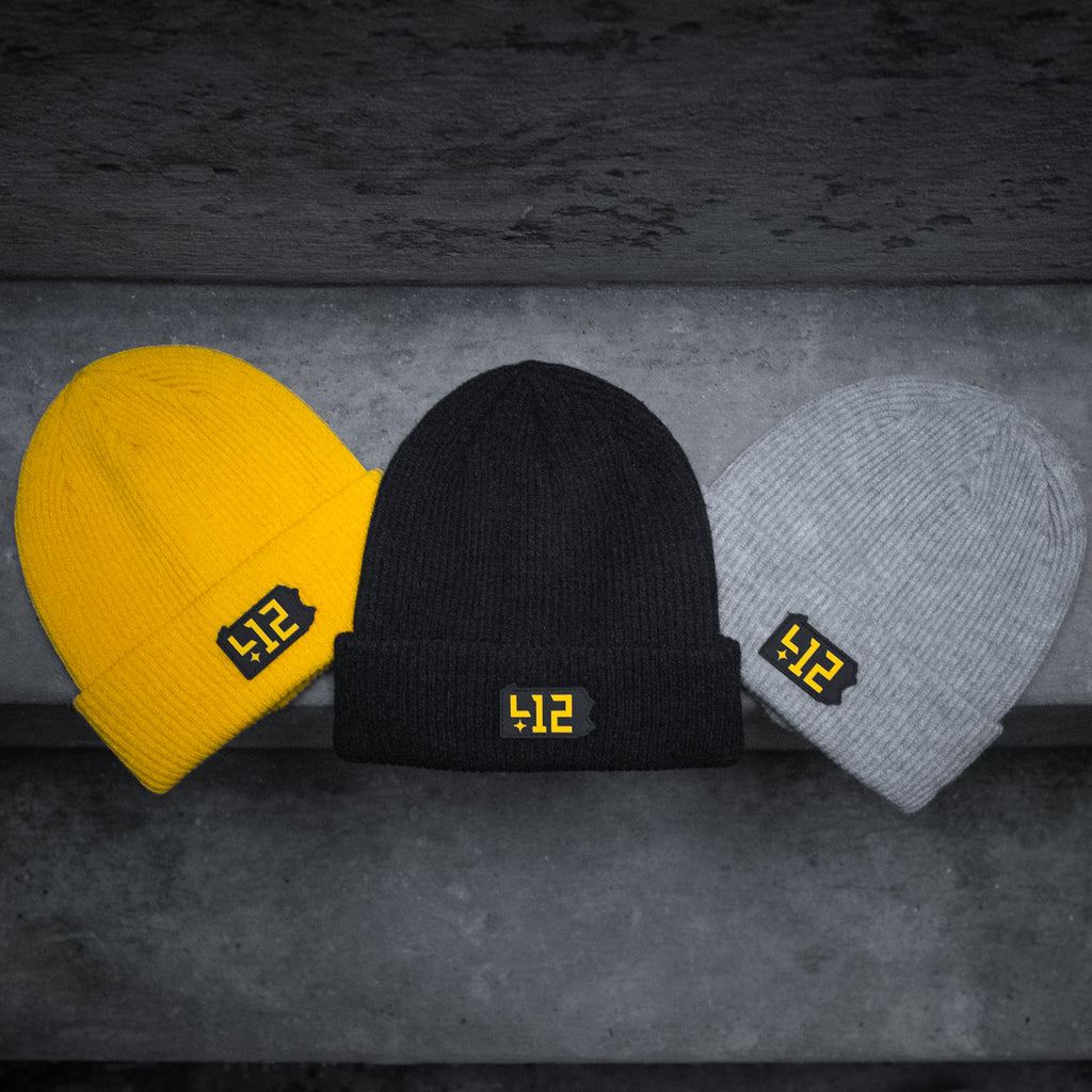 412® Premium Rubber Stamp Knit Beanie