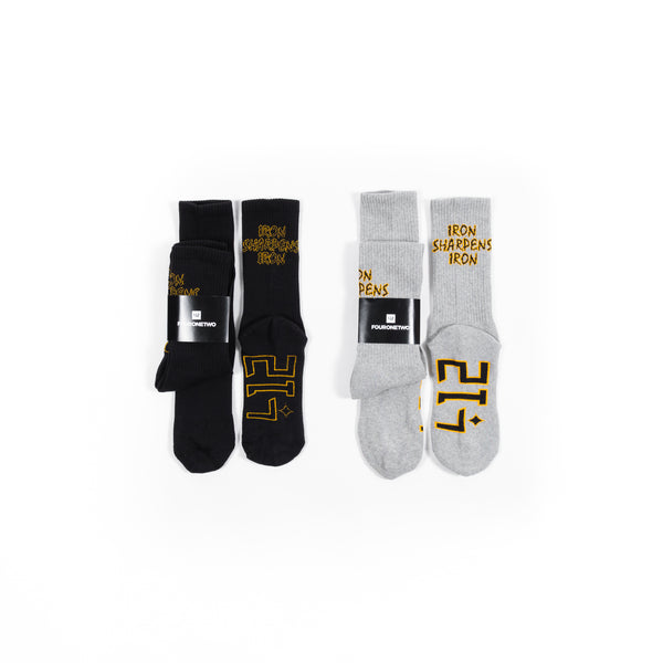 412® Iron Sharpens Irons Knit Sock