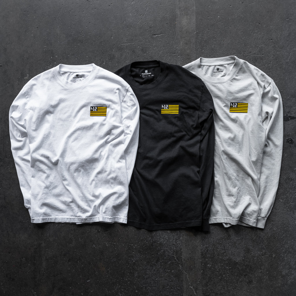 412® Long Sleeve Mascot Tee