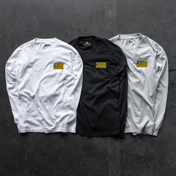 412® Long Sleeve Mascot Tee