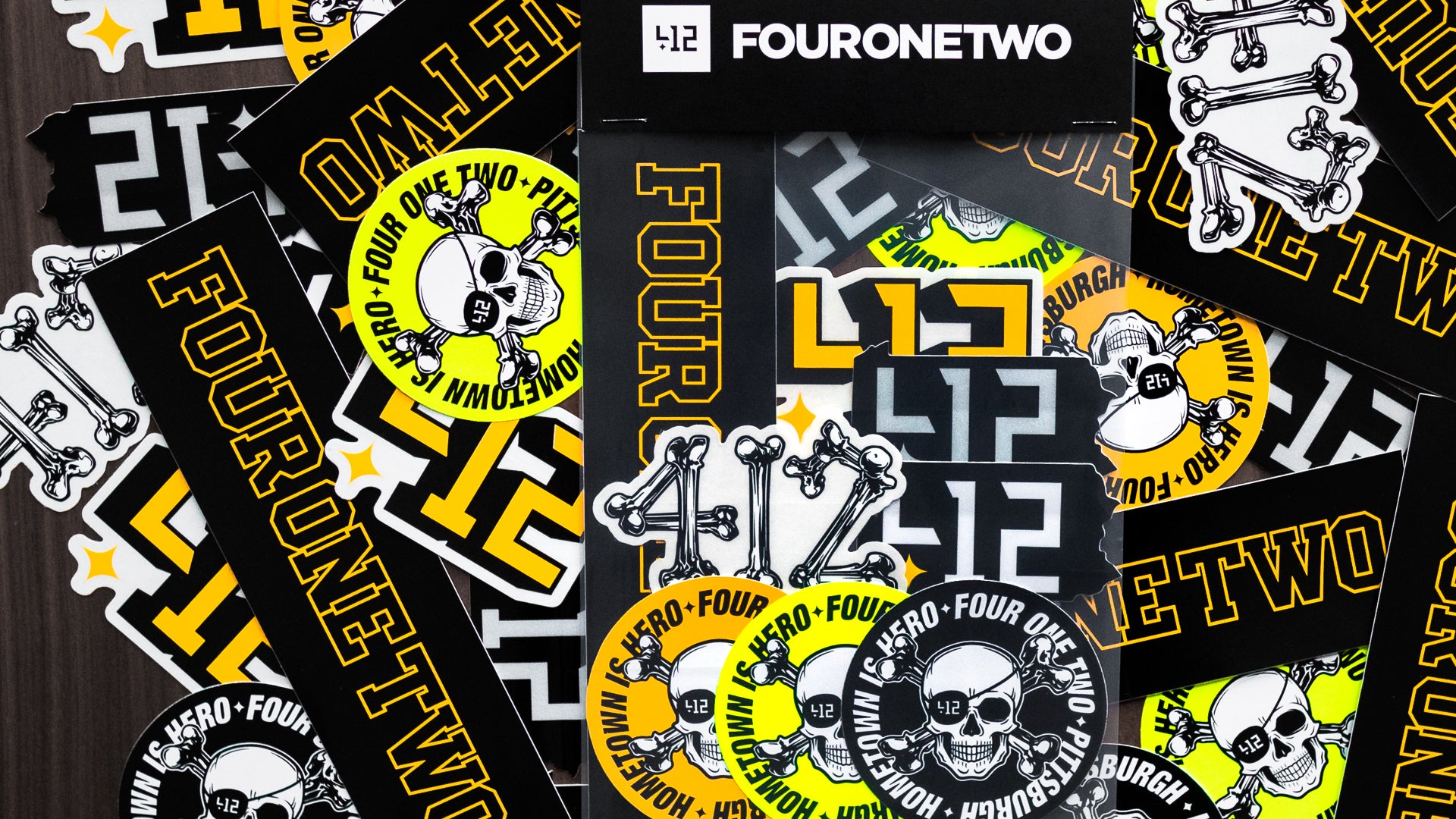 412® Bones Sticker Pack – Shop 412