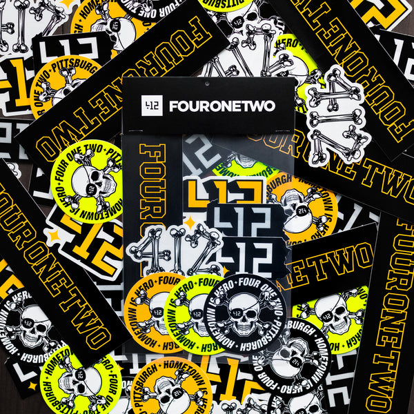 412® Bones Sticker Pack – Shop 412