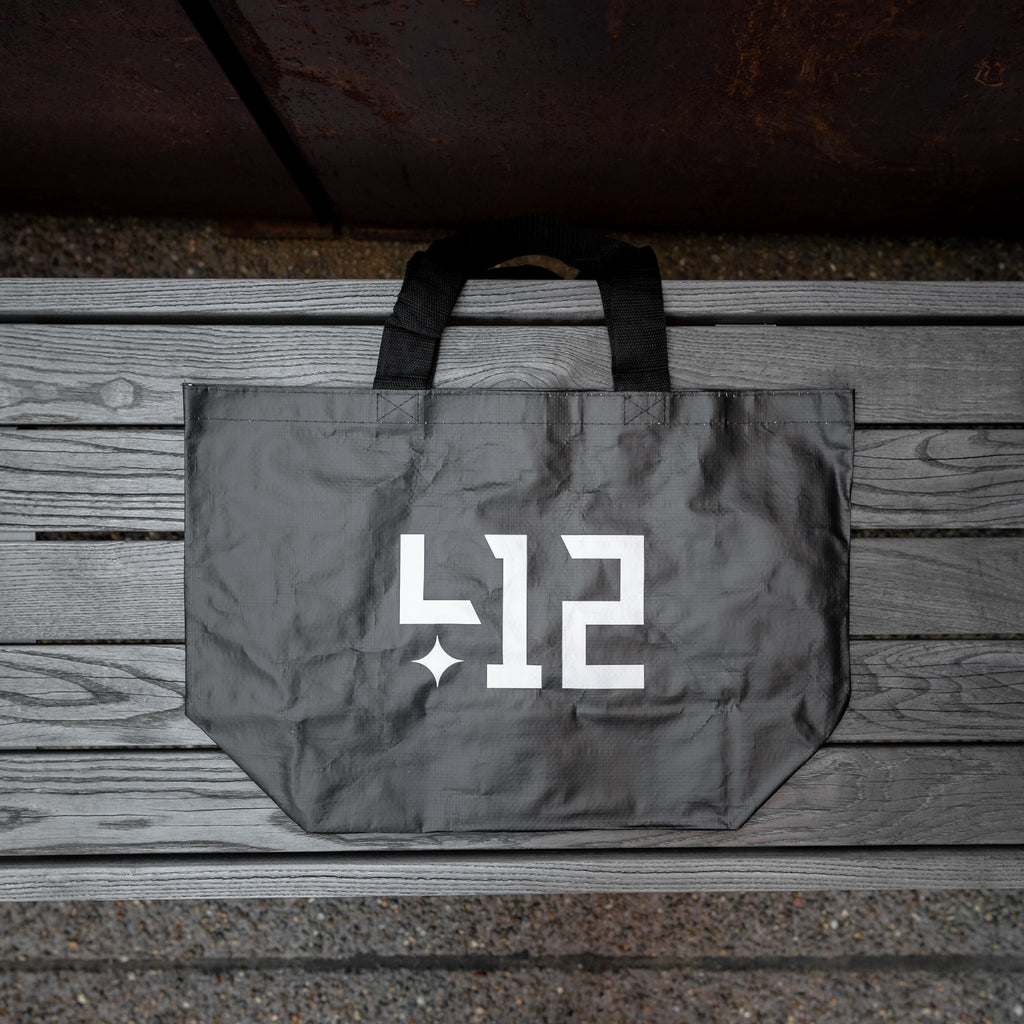 412® Reusable Woven Tote Bag